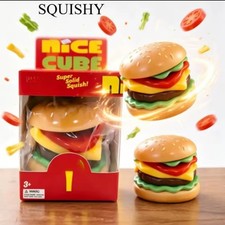 Hot NeeDoh Burger Squish Blind Box Elastic Squeeze Decompression Fidget Toy For  picture