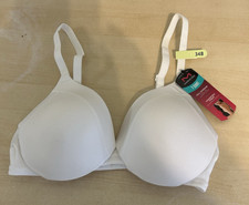 Maidenform Women's Comfort Devotion Tailored Full Coverage T-Shirt Bra White 34B picture