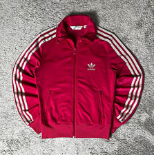 Adidas Firebird Track Jacket Womens S Vintage Pink Silver picture