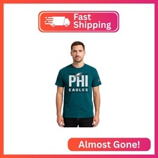 Zubaz NFL Men's Goal Line Team Color Short Sleeve T-Shirt, Philadelphia Eagles, picture