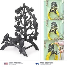 Sungmor Heavy Duty Cast Iron Garden Hose Holder - Wall Mounted Water Hanger -... picture