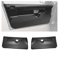 Front Inner Door Panels Pair Black ABS Plastic Replacement For BMW E36 coupe picture