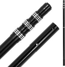 15ft Carbon Fiber Telescopic Pool Cleaning Pole for Skimmers & Brushes picture
