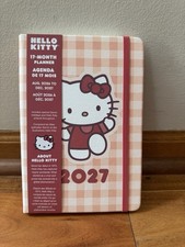 Hello kitty Aug. 2026- Dec. 2027 Monthly Planner 17 Months Planner 8.5 X 6” Pink picture