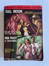 High Priest of California Charles Willeford / Full Moon Talbot Mundy Royal G-20 picture