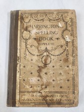 This antique book is Harrington's Spelling-Book Complete picture