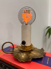 Vintage Merry Xmas Aerolux Style Neon Glow Bulb Lamp Leaf Base Working picture