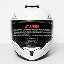 Sena Outrush Modular Flip-up Motorcycle Helmet Glossy White Bluetooth picture