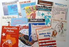 Vintage Schaum Children’s Piano Solo Sheet Music 18 Pc. Lot Grade 2 (C), Level 3 picture