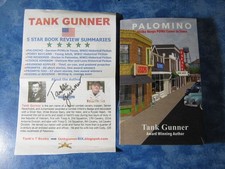 PALOMINO German POWs in Texas Historical Fiction TANK GUNNER SIGNED PB 2018 VGC picture