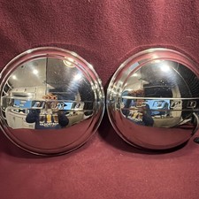 Vintage Ford Hubcap Pair 1940's-1960's Set Truck Car Automotive Restoration picture