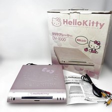 Hello Kitty Portable DVD Player DV-1000 Sanrio Vintage 2007 Super Rare Pink Junk picture