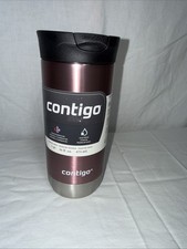 Contigo HURON 2.0 SnapSeal Insulated Stainless Steel Pink Travel Mug-16 oz-NEW picture