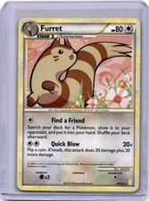 Furret 21/123 - Pokemon HeartGold SoulSilver - NM picture