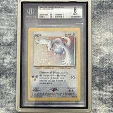 BGS 8 2000 Pokemon Neo Genesis Lugia 9/111 Holo Rare Unlimited English picture