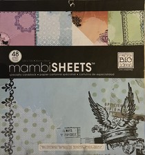 Me & My Big Ideas MAMBI Sheets 12” x 12” SPECIALTY CARDSTOCK PAPER PAD 48 sheets picture
