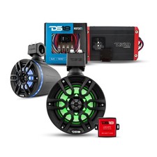 DS18 Good Marine Stereo Package - Speakers Towers + Amp - Complete Sound System picture
