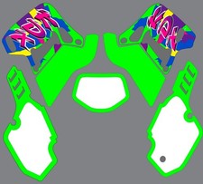 Shroud and Number Plate Graphics for 1990-1994 Kawasaki KDX200 KDX 200 Decals picture