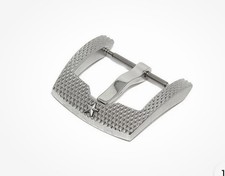 Genuine Zenith 18mm Stainless Steel Watch Band Silver Tang Buckle & Pin OEM picture