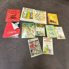 Vintage 1970s Kids Book Lot 11 Ferdinand Lentil Harry Dirty Dog Littles Sadako picture