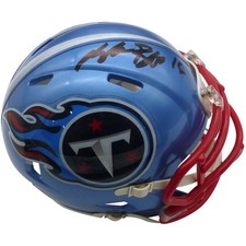 Treylon Burks Autographed Tennessee Titans (FLASH Alternate) Mini Helmet - JSA picture
