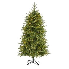 5ft. Vancouver Fir Natural Look Artificial Christmas Tree with 350 Clear LED Lig picture