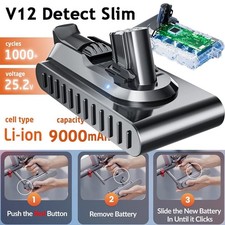 25.2V 9000mAh Replacement V12 Battery For Dyson V12 Detect Slim SV46 Vacuum  NEW picture