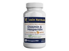 Vein Formula, Diosmin Hesperidin 1000mg For Leg Vein Support, 60 MPFF Capsules picture