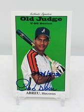 1995 Signature Rookies Old Judge - T-95 Minis Bobby Abreu #1 Autographs /5750 picture