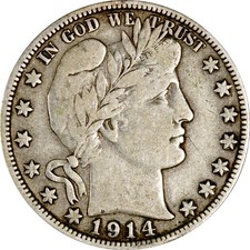 1914-S Barber Half Dollar picture