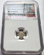 2026 Ascension 50C Brasher Doubloon .5g Gold NGC MS69 South Beach Label picture