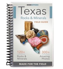 Texas Rocks And Minerals Identification Field Guide Spiral *NEW* picture