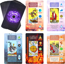 Tarot Cards for Beginners Deck with Meanings Astrology 78 Cards Learning Set NEW picture