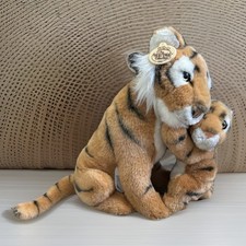 Vtg GANZ Heritage Collection Tasha & Baby Tiger Plush H2758 Retired w/Tags RARE picture