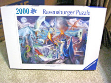 RAVENSBURGER 2000 PIECE PUZZLE THE DRAGON GUARDIANS 2026 LIVE ✅OUT OTHERS FREE📦 picture