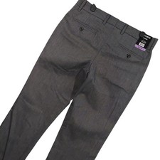 Bonobos Trouser Men 30x30 Gray Cotton Spandex Stretch Flat Front Pants 1896250 picture