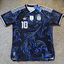 Adidas Argentina 2026 Away Messi Authentic Jersey Black Blue KH3935 Size Large picture