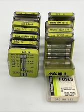 Lot Of 12 LITTLEFUSE Cases w/ 46 Fuses Nice Variety See Pics For Types picture