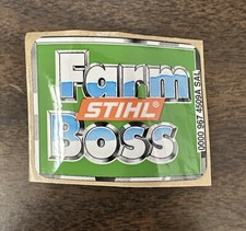 Stihl Chainsaw Farm Boss Sticker OEM Item Replace Worn and Faded With New picture