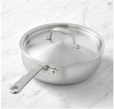 Made In 3 Qt Stainless Steel Saucier Pan Professional Cookware Saucepan picture