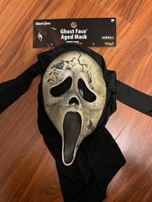Ghostface Aged Mask Scream VI Billy Loomis Tagged Official Fun World Mask Spirit picture