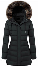 TYBBNY  Women's Winter Coat Waterproof Long Insulated Parka with Detachable Hood picture