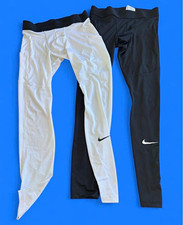 Nike Pro Dri-FIT Men's M Compression tights  Lot 2 Black White picture