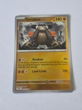 Terrakion (Master Ball Pattern) 054/086 Rare White Flare Pokemon Holo Near Mint picture