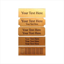 1x4 Custom Engraved Sublimation Aluminum Plate Plaque Name Tag Trophy Flag picture