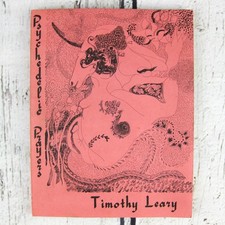 1966 Psychedelic Prayers by Timothy Leary Pink First Edition Vintage picture