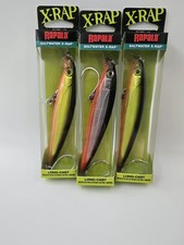 3x  RAPALA X-RAP LONGCAST 1-1/4OZ SXRL12 Lot In Two Great Colors  picture