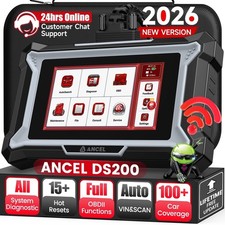 ANCEL Wireless All System OBD2 Scanner Car Diagnostic Tool with 15+Reset Service picture