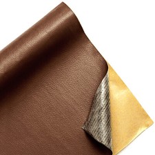 Brown multi-size Self Adhesive Vinyl Faux Leather Repair Patch Car seat Sofas US picture