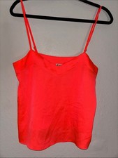 Free People Neon Pink Spaghetti Strap Cami picture